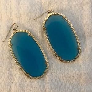 Kendra Scott Danielle Earrings Clear London Blue